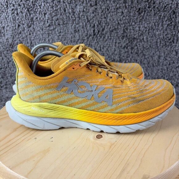 Hoka One One Mach 5 Running Shoes Mens 8.5 Orange Yellow Athletic Sneakers main image 5